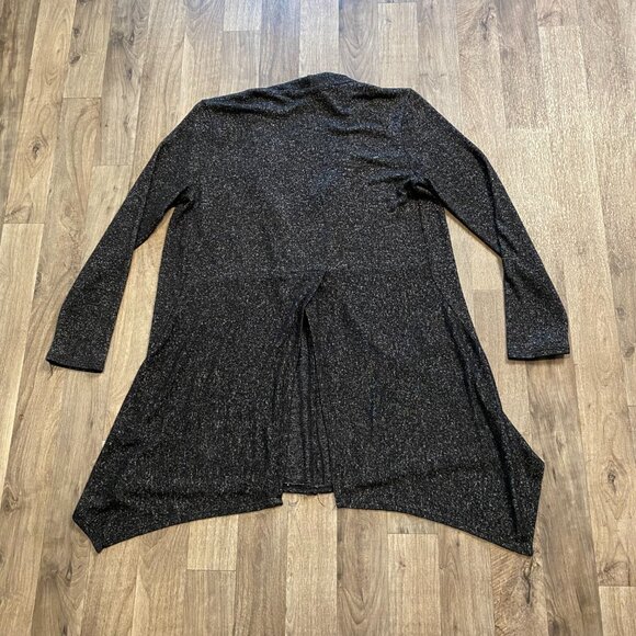 Kim & Cami Gray Open Front Cardigan Size Small - Picture 3 of 5